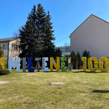 lielformāta dekorācija - Vides dekorācija - Vides objekts  - Smiltenes burti