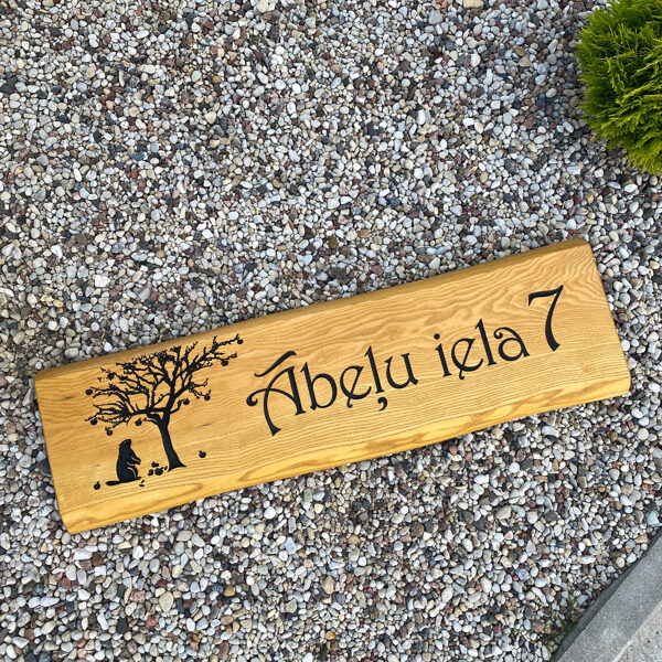 Mājas adreses zīme 