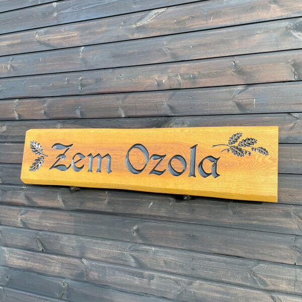 Mājas norāde - Mājas zīme