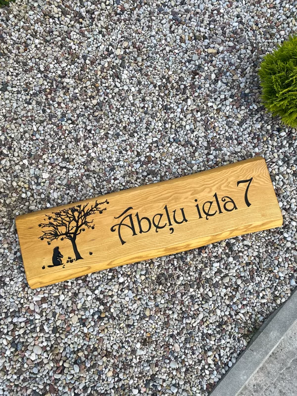 Mājas adreses zīme 